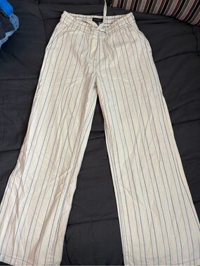 Women’s Striped Linen Pants